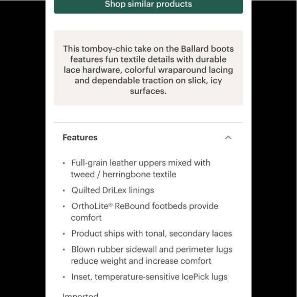 The North Face Ballard Lace MM Boots Womens Size 6 - Picture 10 of 10